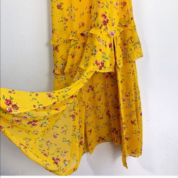 LULUS Sunshine Bouquet Yellow Floral Maxi … - Picture 12 of 12